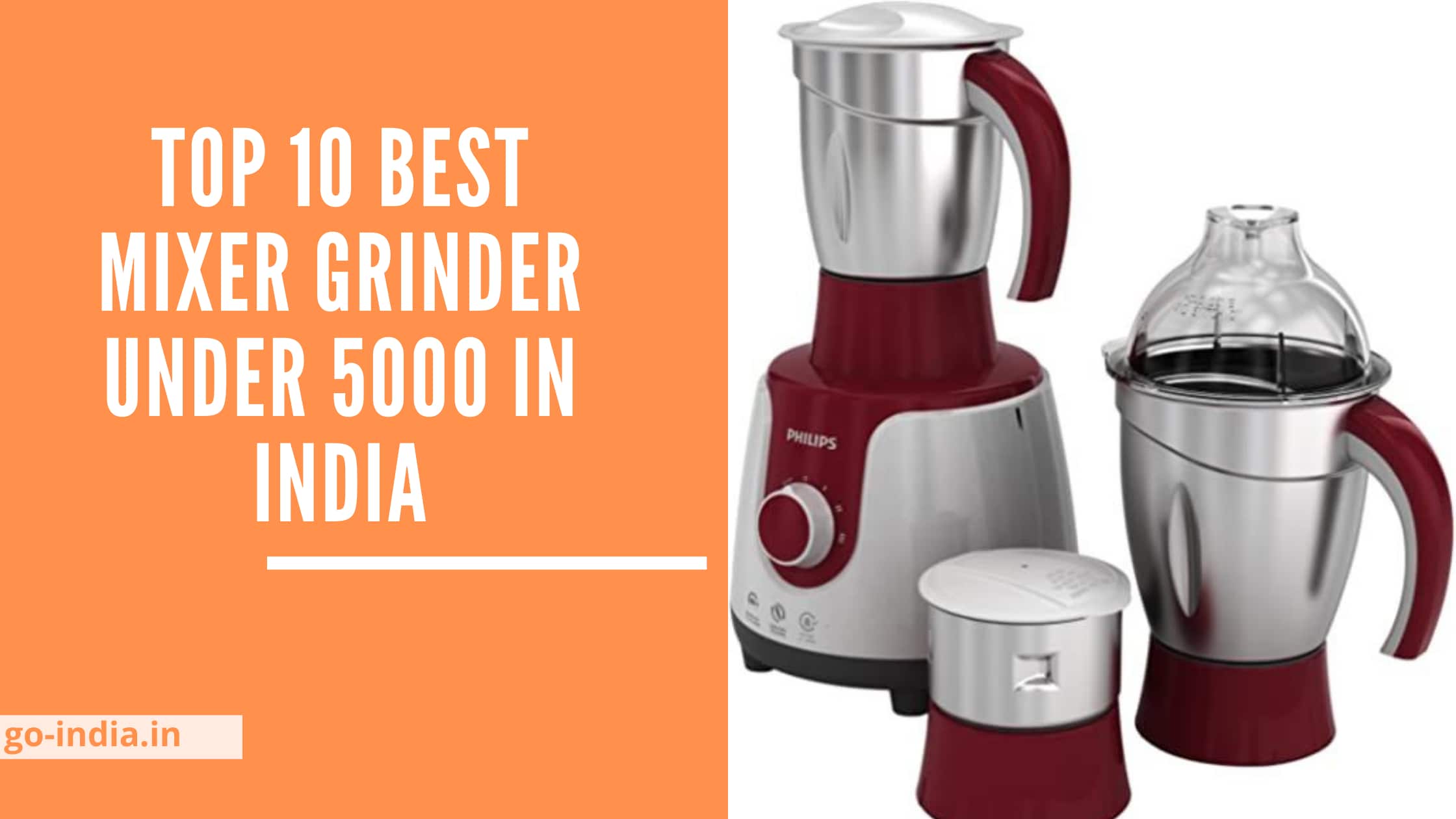 Best Mixer Grinder Under 5000 in India