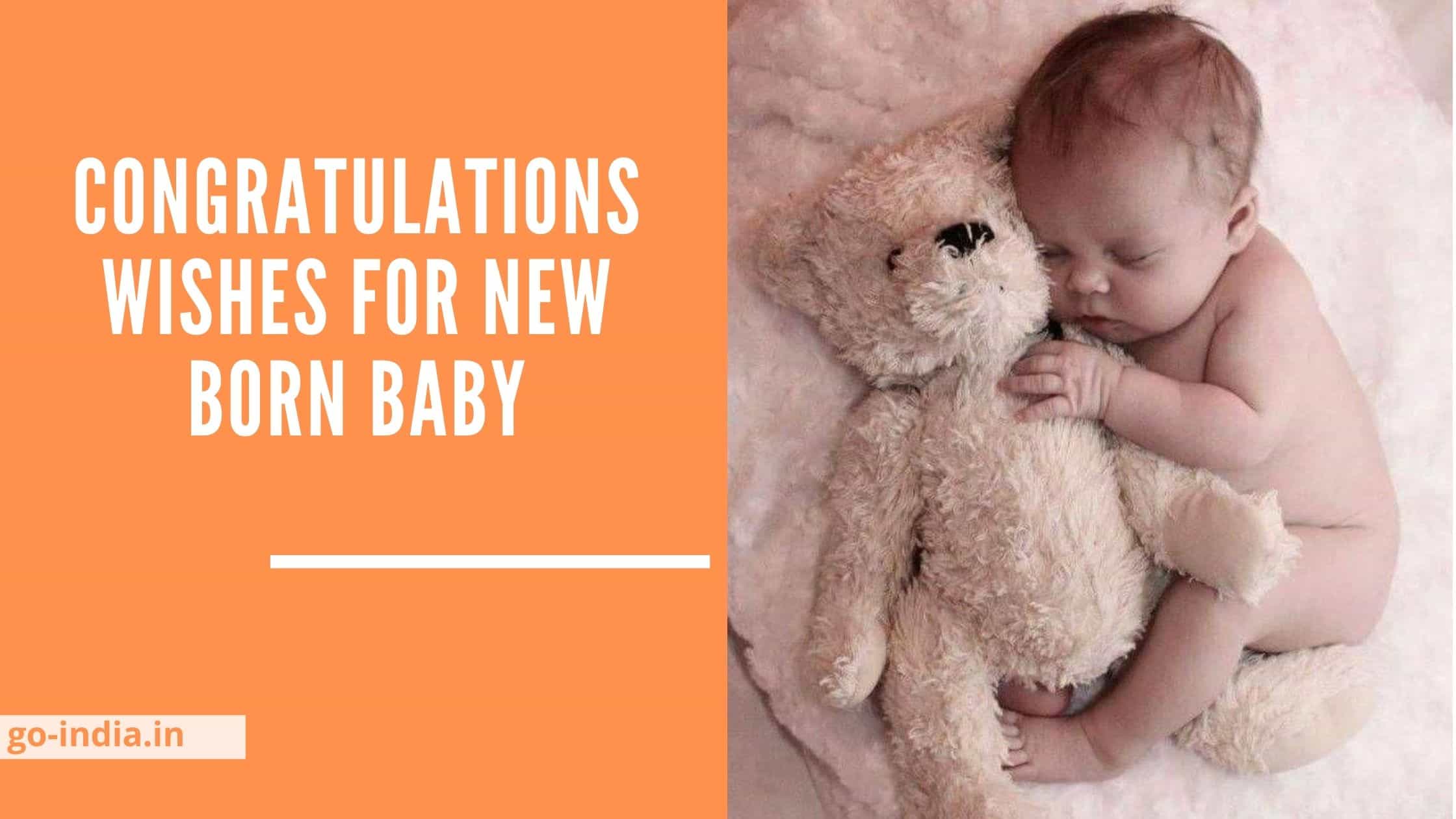 Congratulations Wishes for New Born Baby