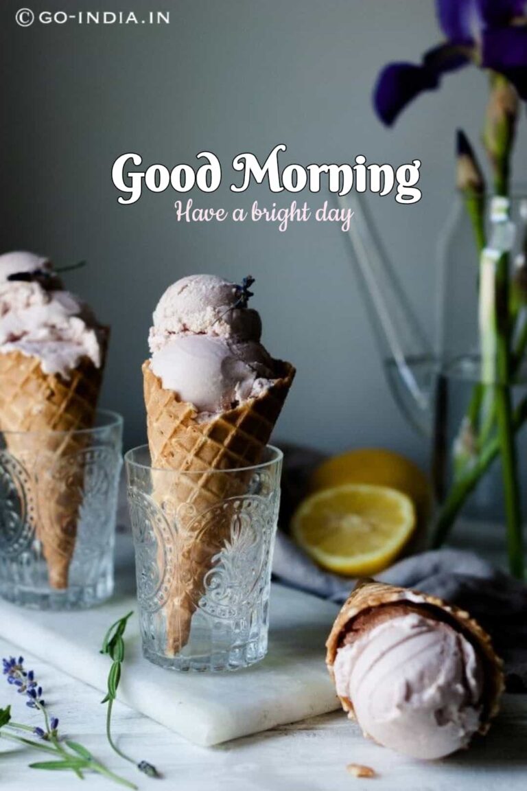 Free good morning ice cream wallpaper