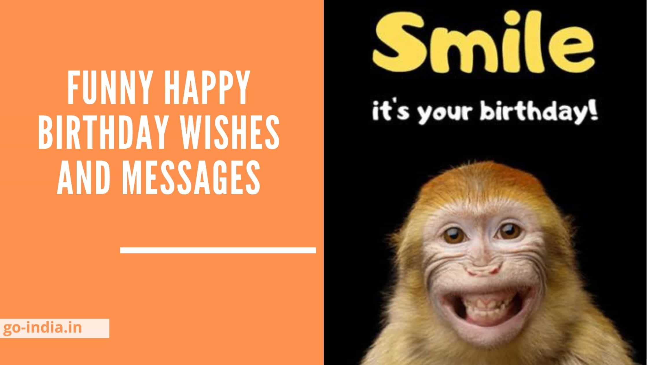 Funny Happy Birthday Wishes and Messages ! 50 funny Wishes to Make