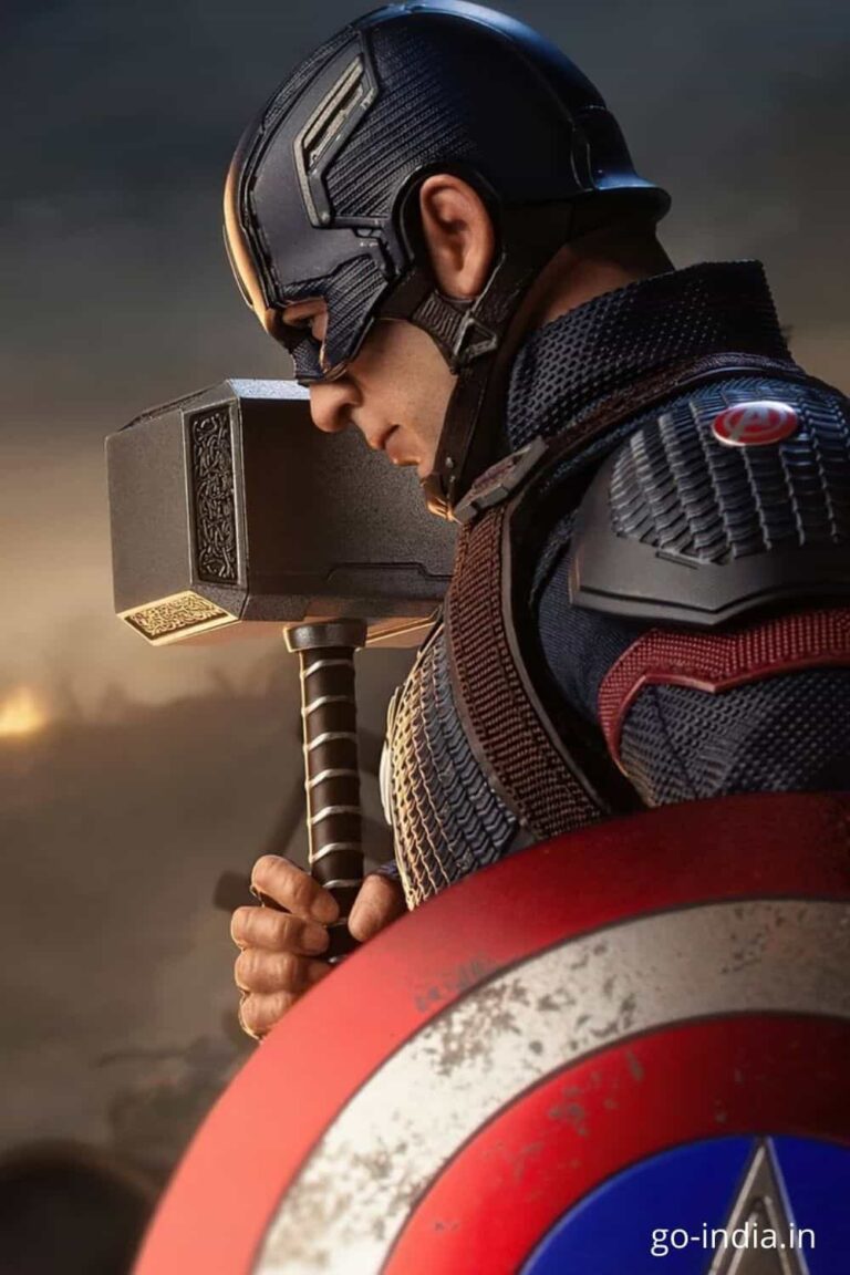 captain america wallpaper with thor hammer