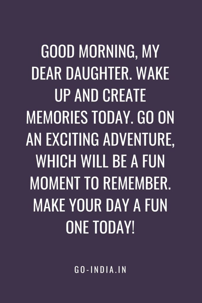 good morning daughter quotes
