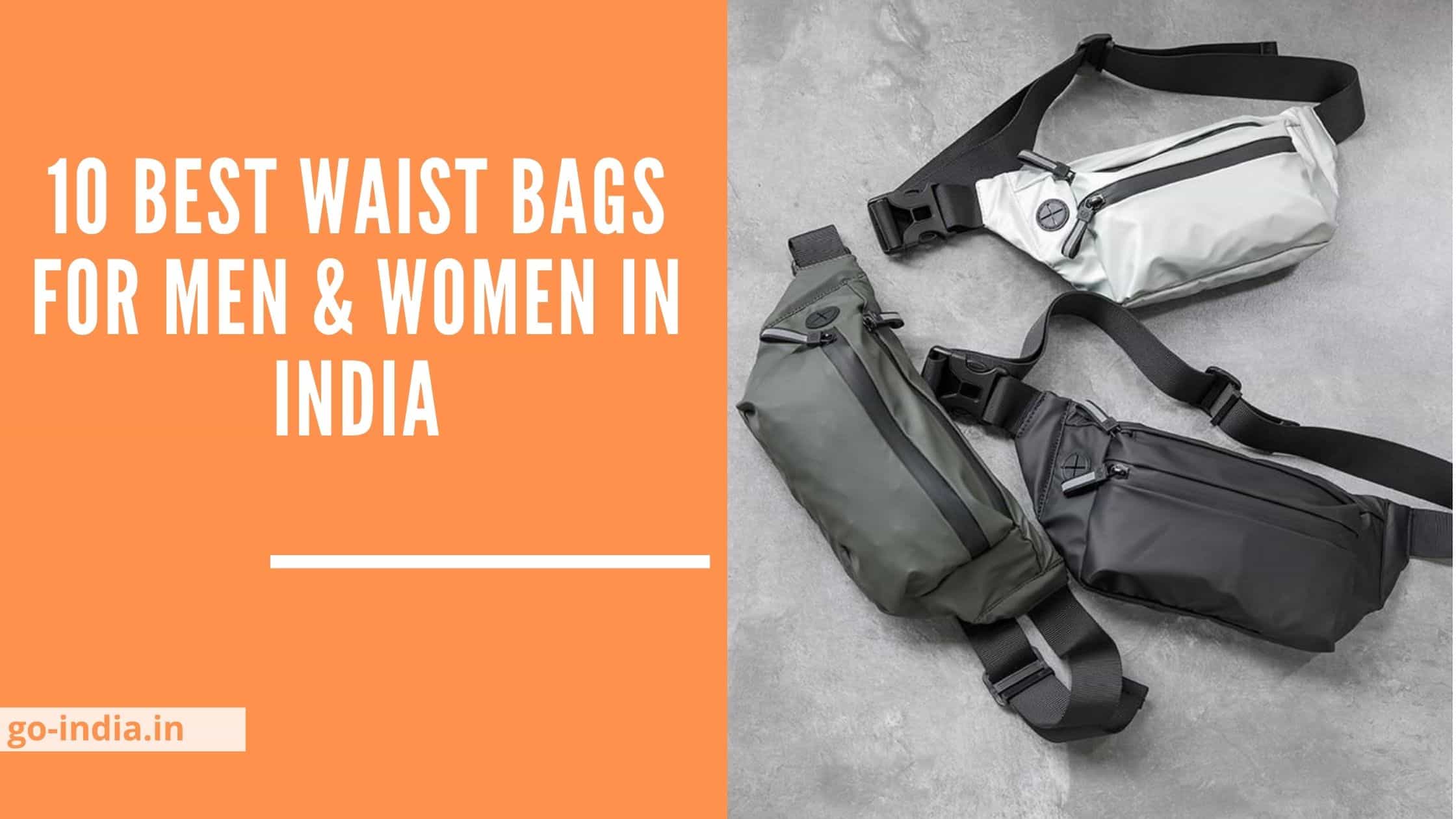 10 Best Waist Bags For Men & Women In India 2021 – Travel Pouch