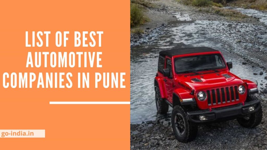 List of Best Automotive Companies in Pune