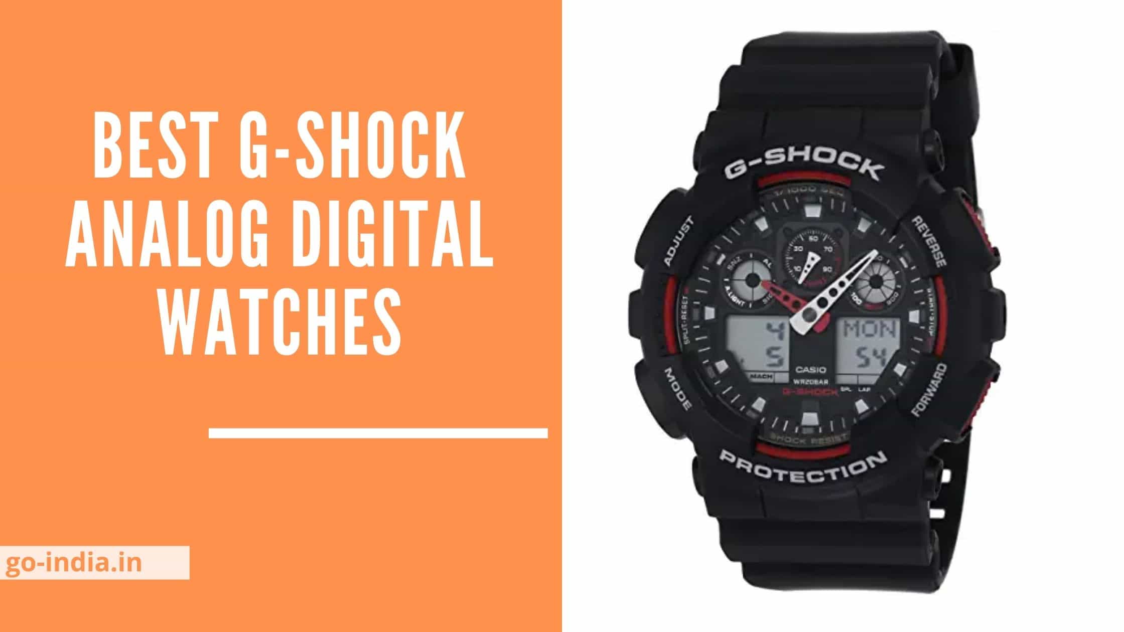 Top 10 Best G-Shock Analog Digital Watches in India 2022