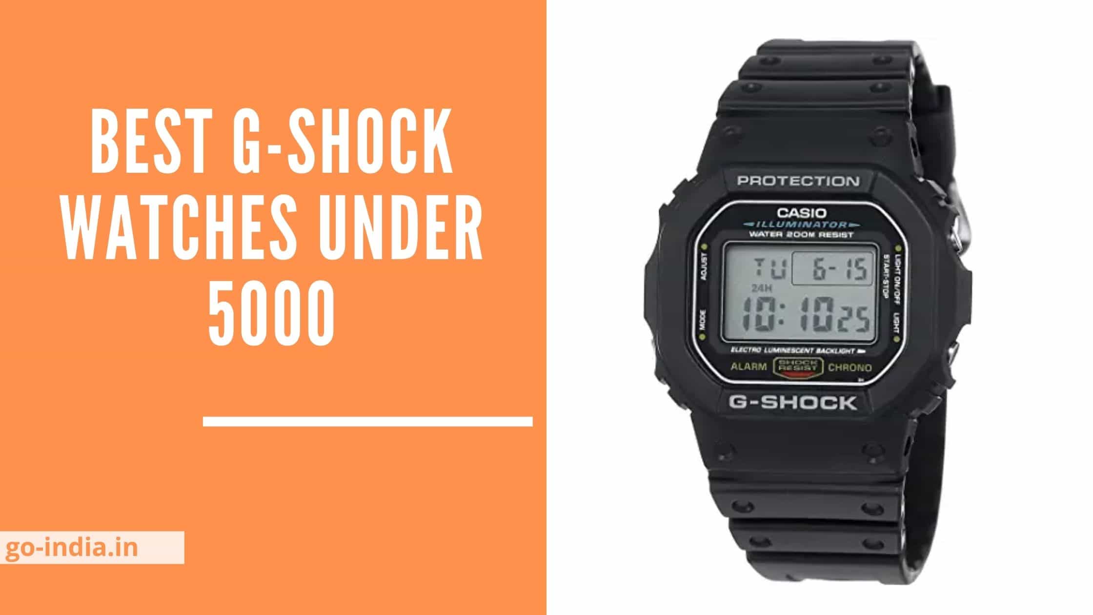 Top 10 Best G-Shock Watches Under 5000 in India 2022