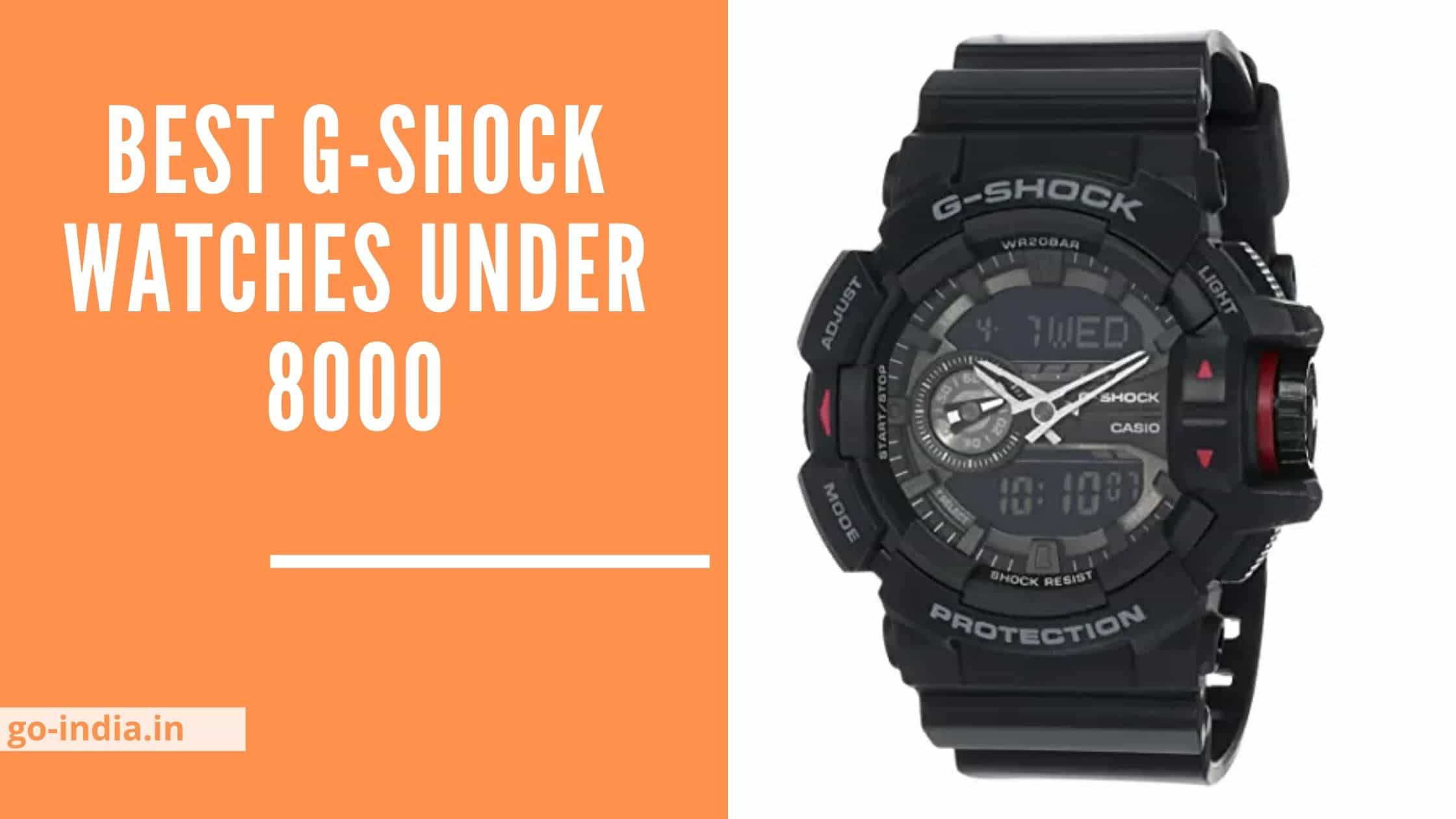 Top 10 Best G-Shock Watches Under 8000 in India 2022