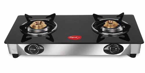 9) Pigeon by Stovekraft Favourite Glass Top 2 Burner Gas Stove