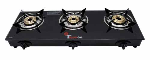 Thermador 8mm Toughened Glass Top 3 Burner Gas Stove